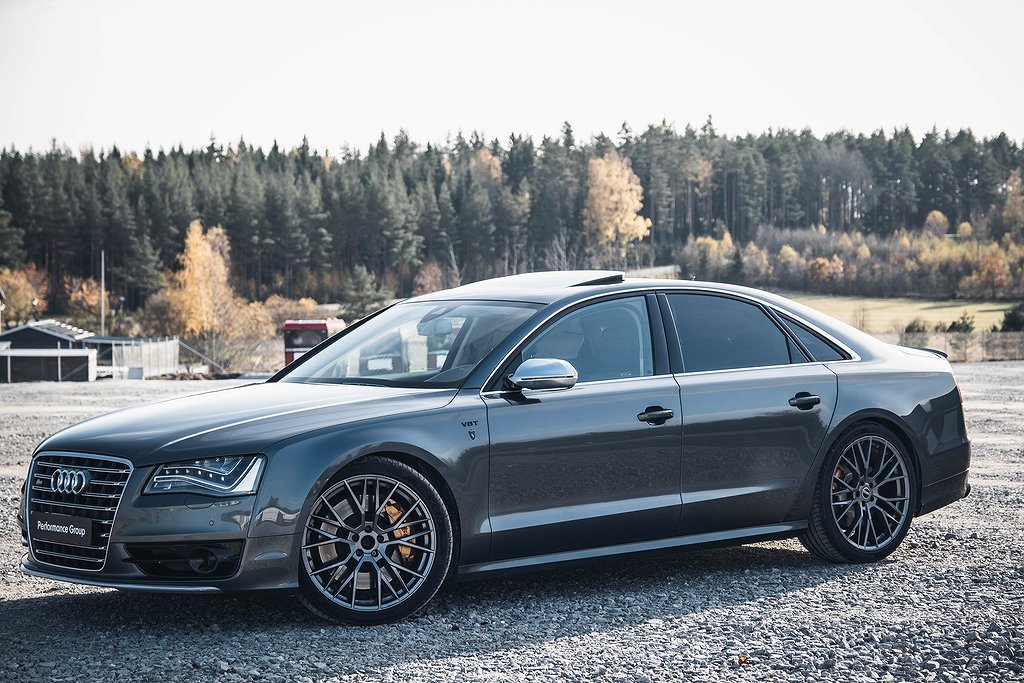 Audi A8 S8 4.0 TFSI V8 Quattro Sv-Såld / Ferrita / 700HK