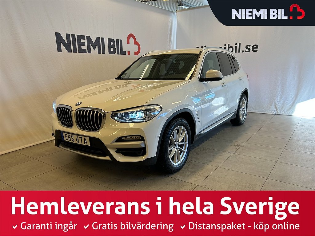 BMW X3 xDrive20d Steptronic S&V-däck/Kamera/D-värm/Drag/Navi