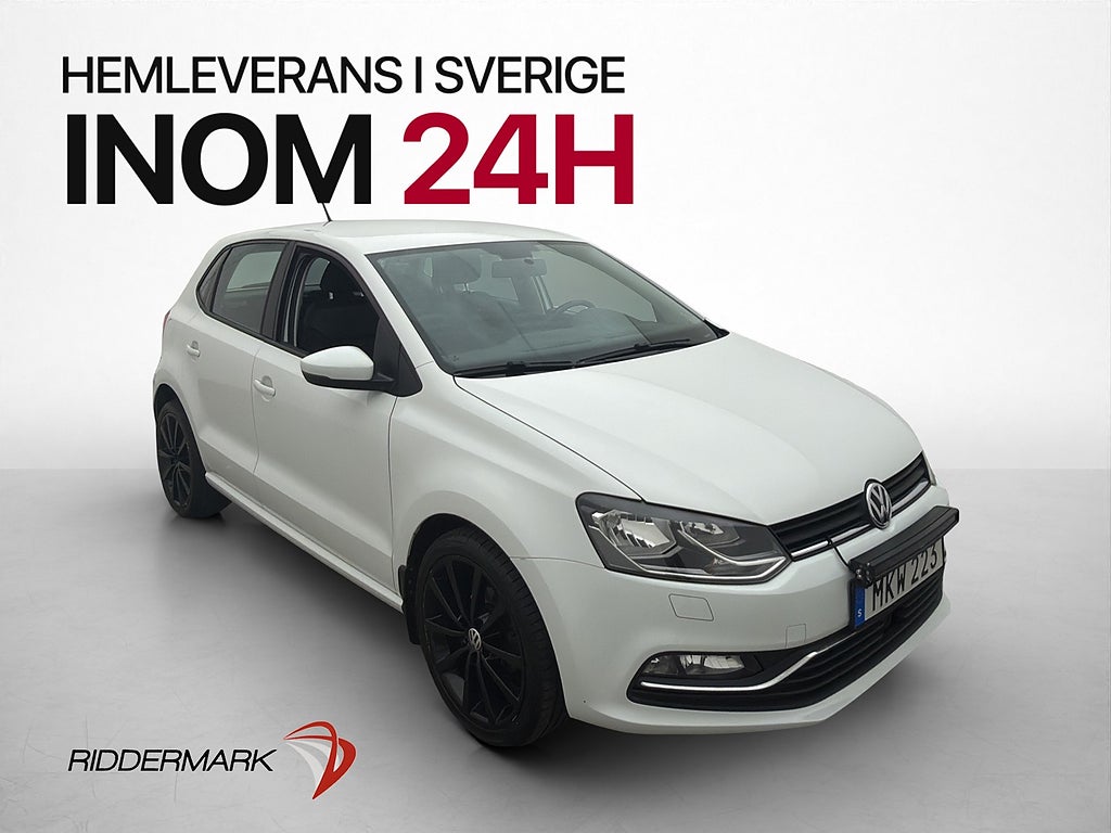 Volkswagen Polo 1.2 TSI Få brukare Adaptiv-Fart Låg skatt