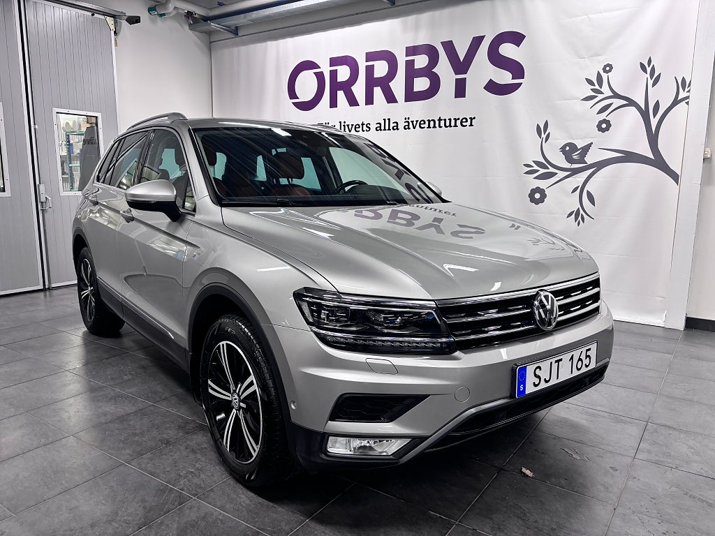 Volkswagen Tiguan 2.0 TDI 4Motion GT, Drag, Värmare, Skinn Elstol, V-hjul