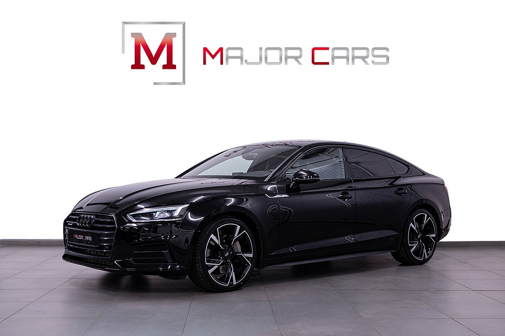 Audi A5 SB 45 TFSI Quattro Ambient Svart Optik Carplay 245hk