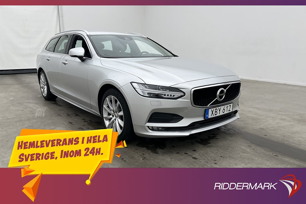 Volvo V90 D4 190hk Momentum Drag VOC Värmare Navi Rattvärme