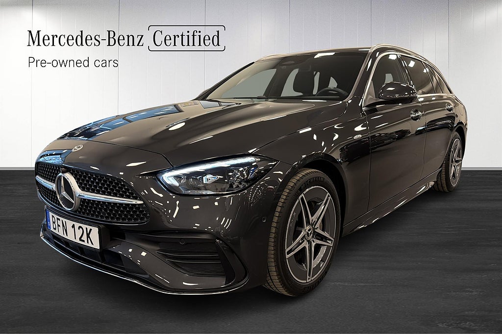 Mercedes-Benz C 300 T e Amg 360 Dragkrok Digital light