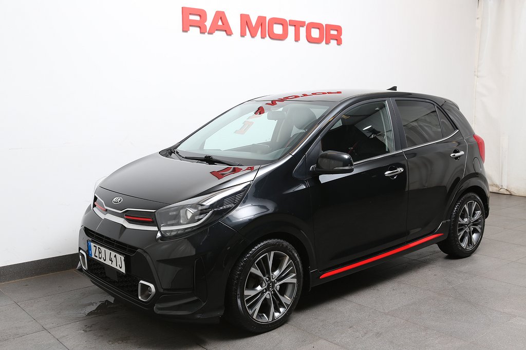 Kia Picanto 1,0 T-GDI 100hk GT-Line 5D Navi Skinn Kamera 2021