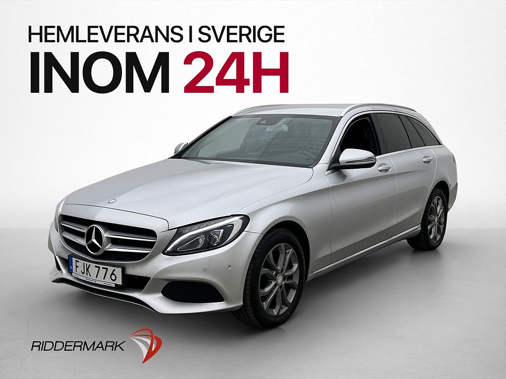 Mercedes-Benz C 220 T d 4Matic P-Sensorer Halvskinn Dragkrok