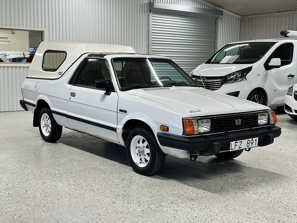 Subaru 1800 1.8l 4WD 82hk BRAT Brumby Besiktigad LÅGA MIL!