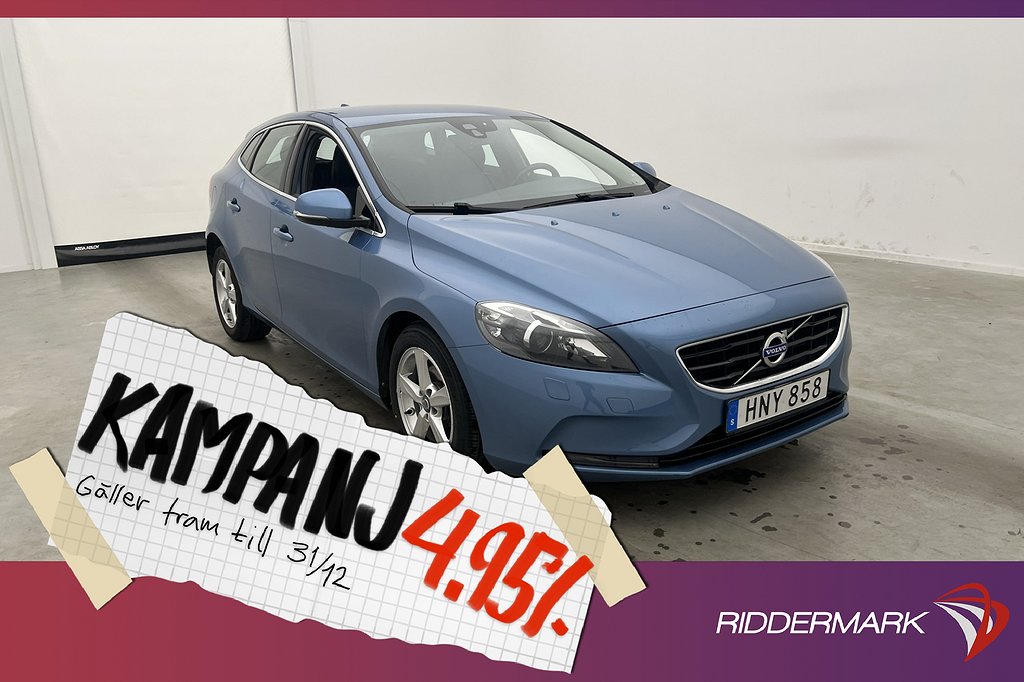 Volvo V40 D2 115hk Momentum Värmare High 4,95% Ränta