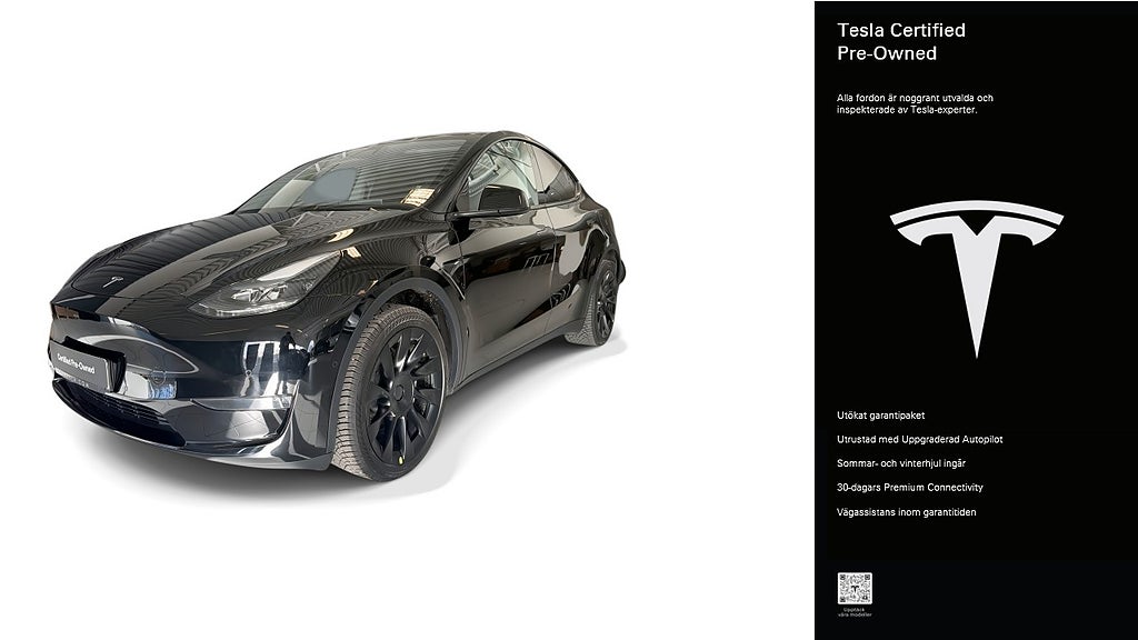 Tesla Model Y Long Range AWD Certified Pre-Owned 3,84% ränta