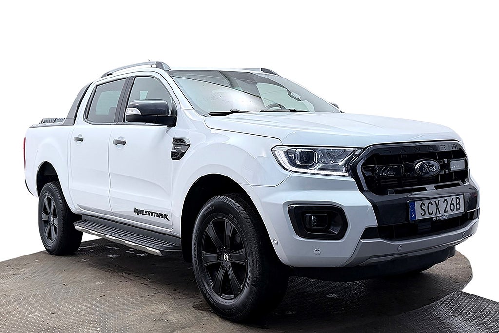 Ford ranger Dubbelhytt 2.0 Bi-Turbo Wildtrak Drag Läder Navi Kamera Värmare