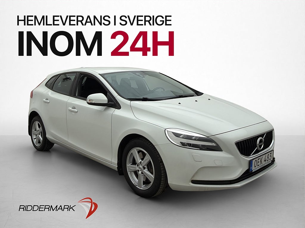 Volvo V40 T2 122hk Värmare P-Sensorer Farthållare LED