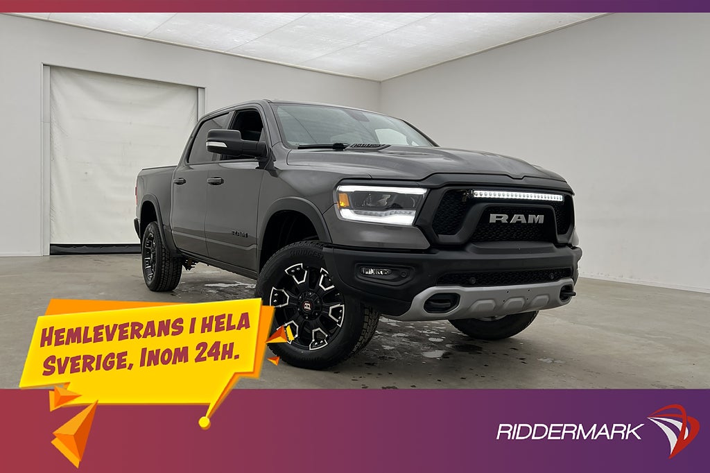 Dodge RAM Rebel 5.7 4x4 Drag Luft Pano H/K Skinn Moms