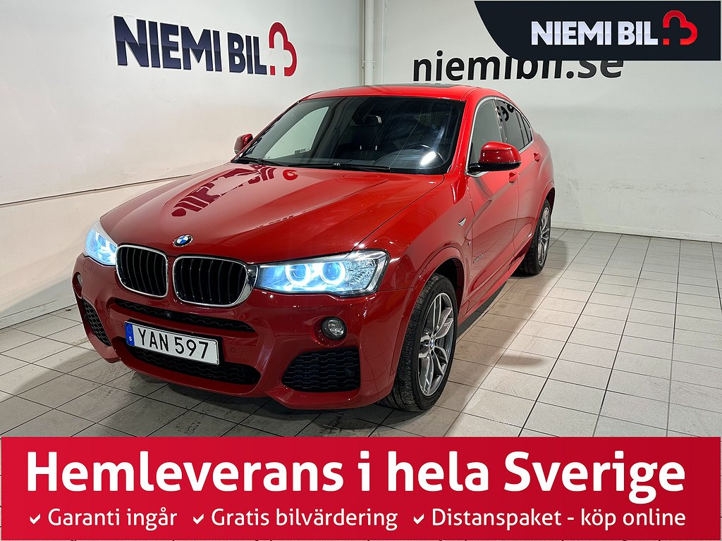 BMW X4 xDrive20d M Sport Pano 360° Drag Dvärm GPS H/K SoV