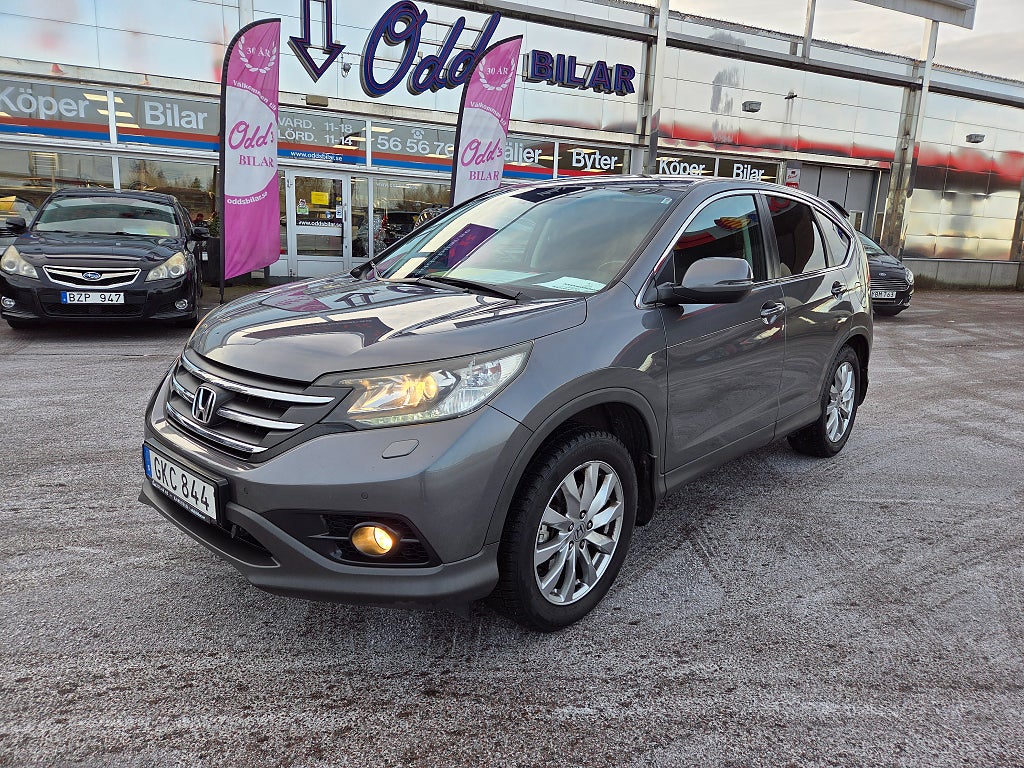 Honda CR-V 2.2 i-DTEC 4WD,Elegance,2brukare,Välservad,Drag, 