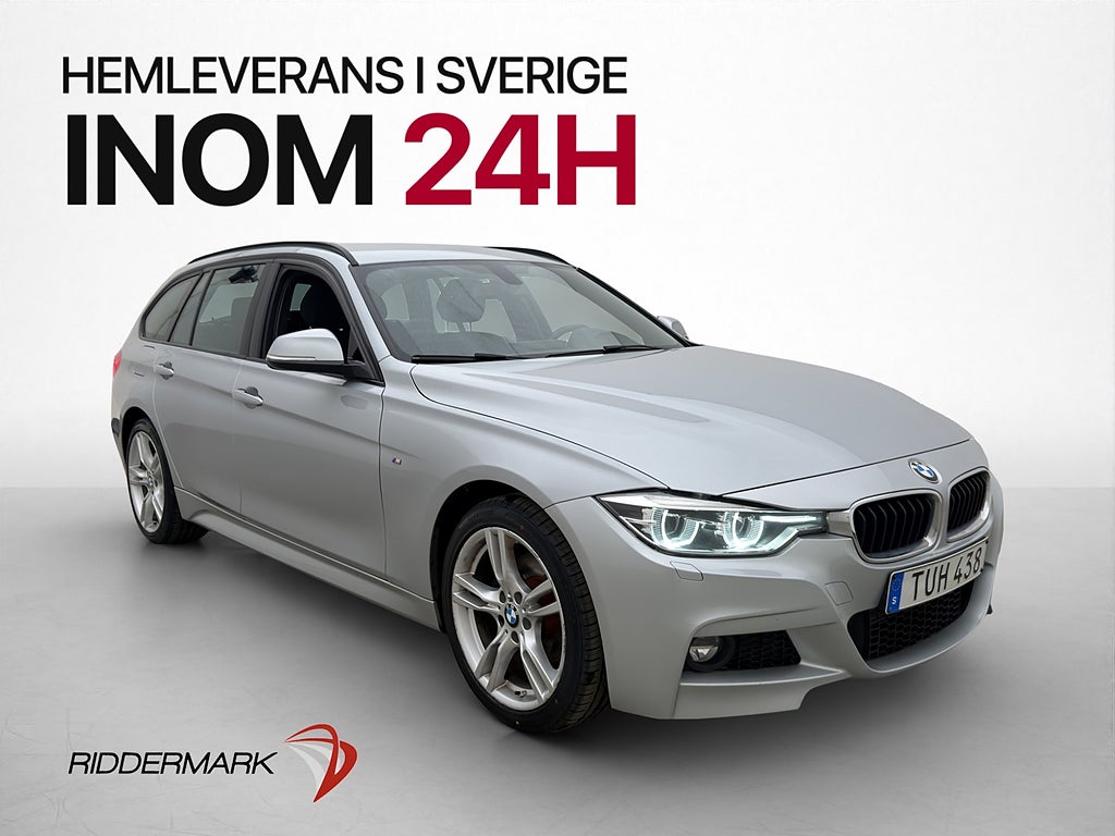 BMW 320 d 190hk xDrive M-Sport HiFi Sensorer 0,49l/mil