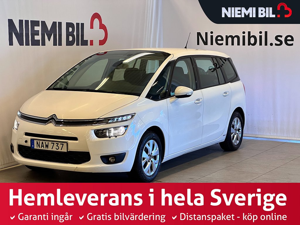 Citroën Grand C4 Picasso 1.2 Nybesiktad/MoK/Drag/SoV/7-sits