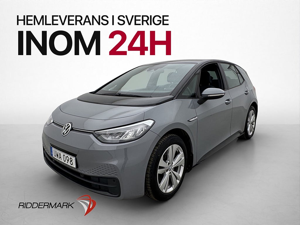 Volkswagen ID.3 Pro Performance 204hk Värmare CarPlay MOMS