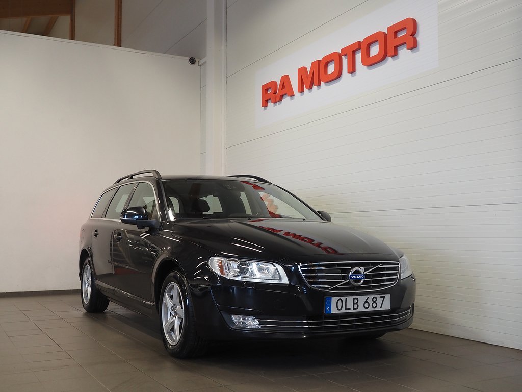Volvo V70 D4 181hk Momentum | Dragkrok | D-värm | Navi | 2015