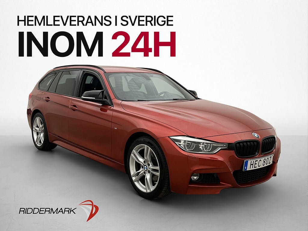 BMW 320I M Sport xDrive Black 184hk Drag Navi Sensorer