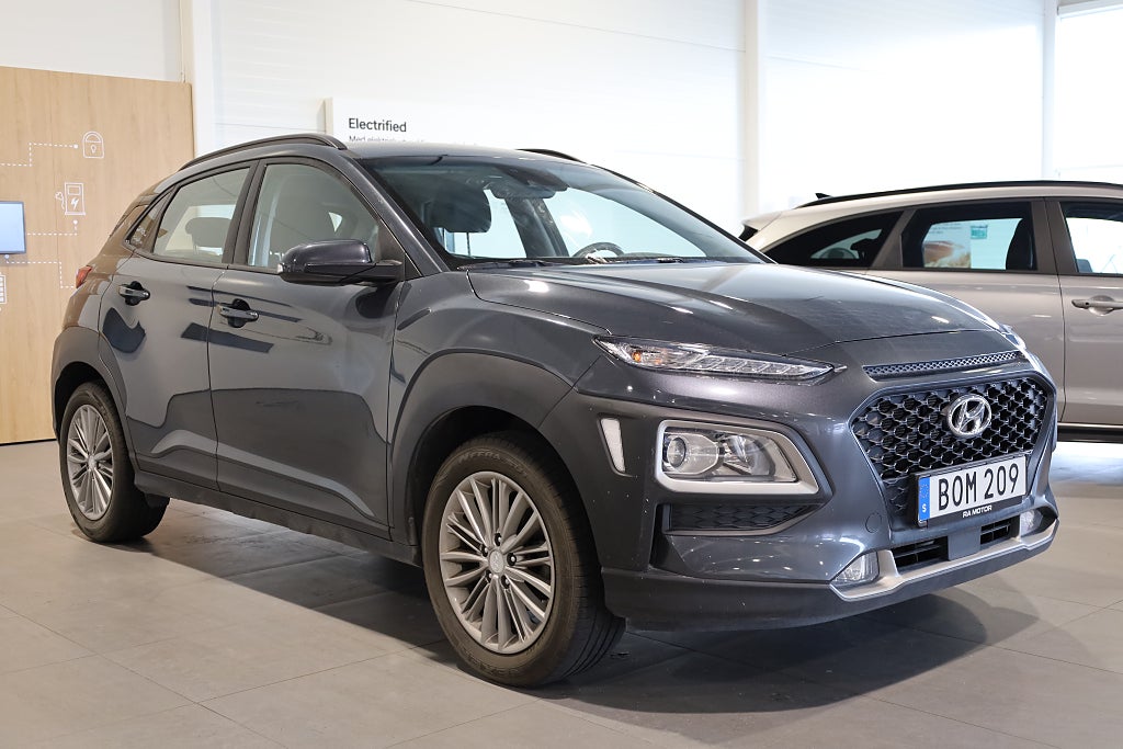 Hyundai Kona 1,0 T-GDI blue 120hk Trend CarPlay Kamera 2019