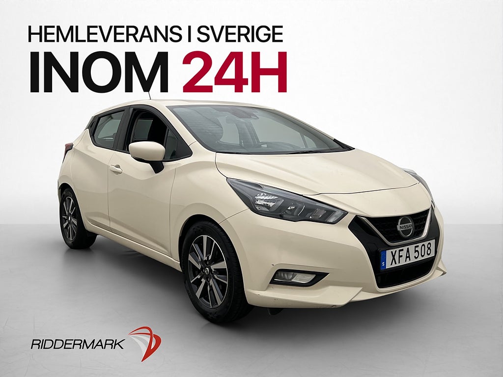Nissan Micra 1.0 XTRONIC 92hk Motorvärmare Farthållare