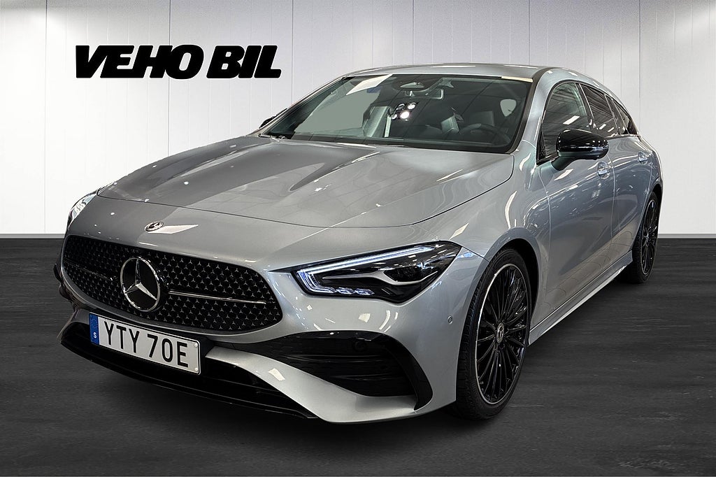 Mercedes-Benz CLA 200 Shooting Brake AMG Line, Nightpack, Panelbelysning