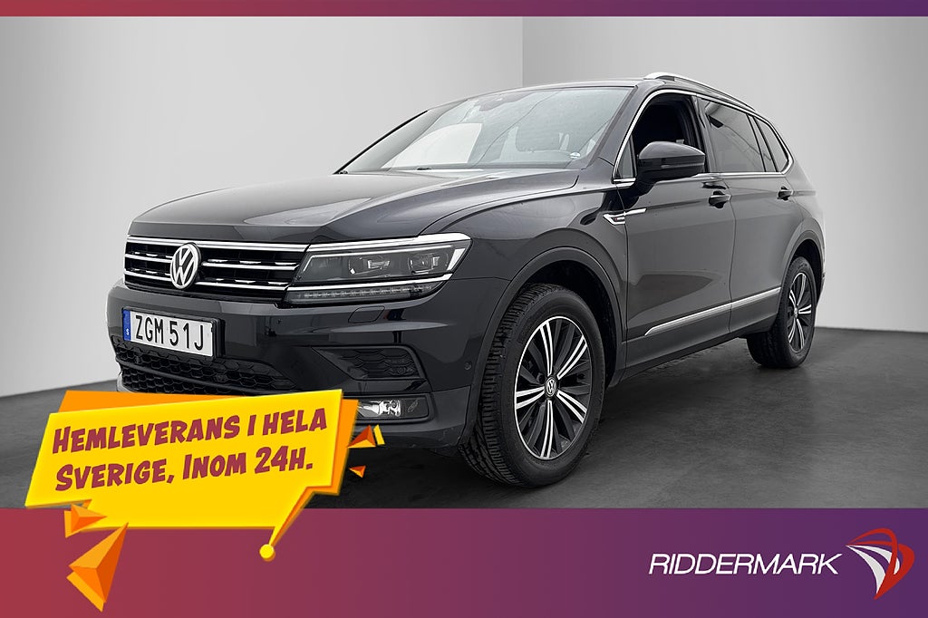 Volkswagen Tiguan Allspace TSI 4M 7-Sits Cockpit P-Värm Drag