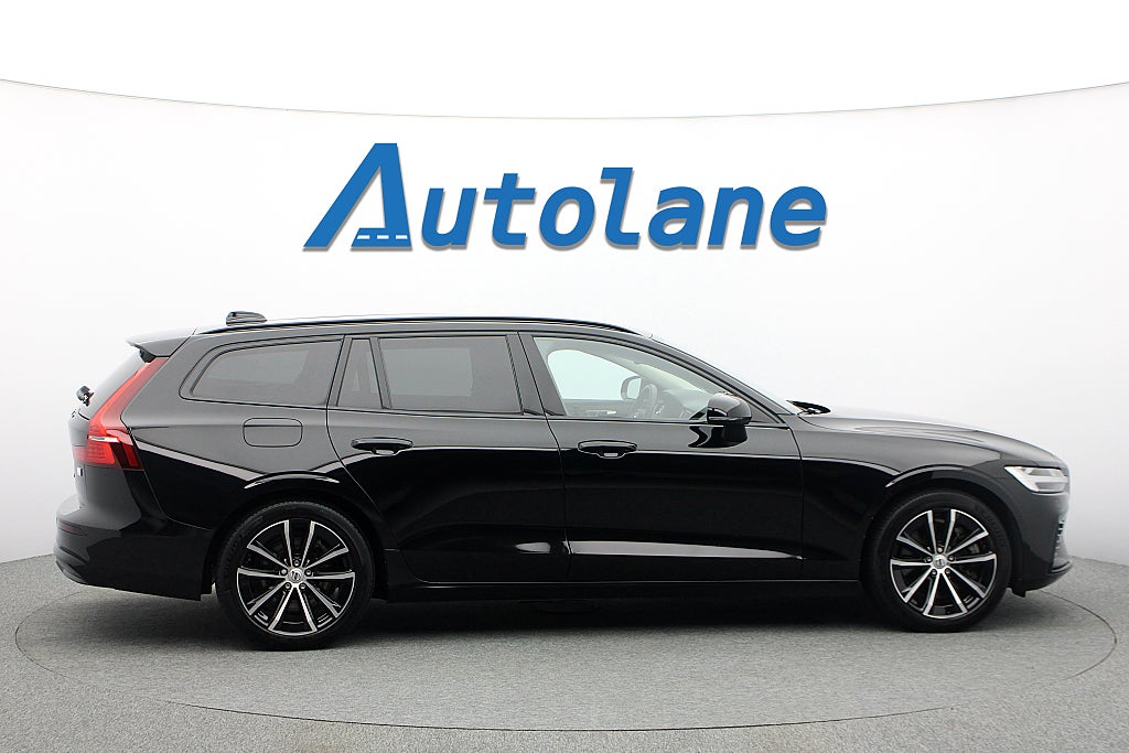 Volvo V60 Recharge T6 AWD Plus Dark, B-Kamera, Drag, Skinn, 398hk