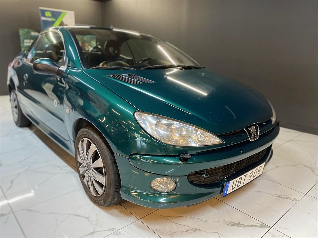 Peugeot 206 CC 1.6 Manuell, 109hk Roland Garros