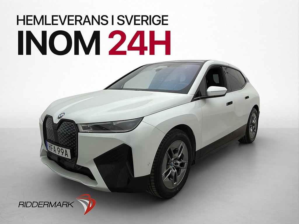 BMW iX xDrive40 Sport Sky Lounge H/K HUD 360° Skinn Drag