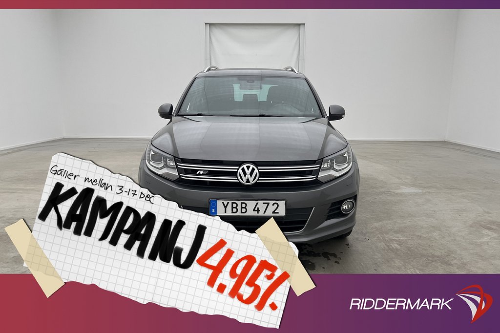 Volkswagen Tiguan 4M 184hk R-Line Pano P-Värm 4,95% Ränta