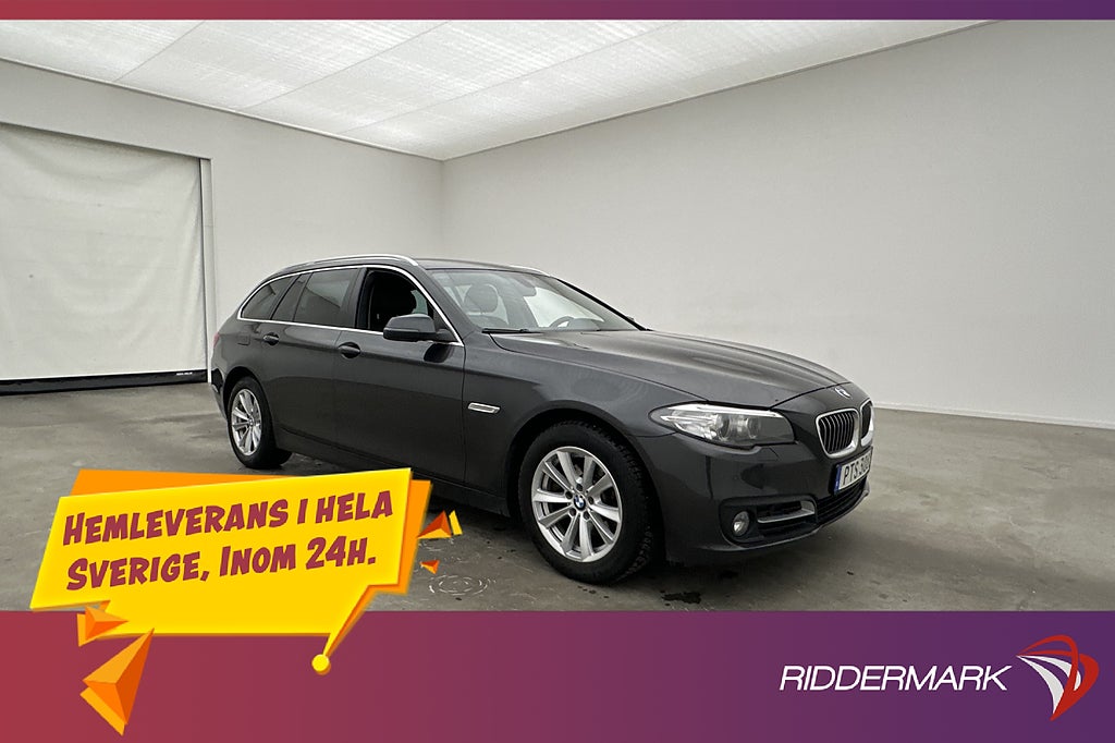 BMW 520 D 184hk xDrive Skinn Dragkrok P-Sensorer