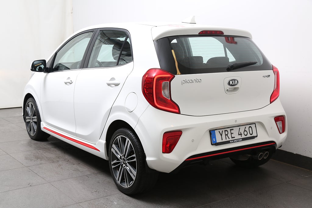 Kia Picanto 1,0 T-GDI 100hk GT-Line Skinn Kamera CarPlay 2019