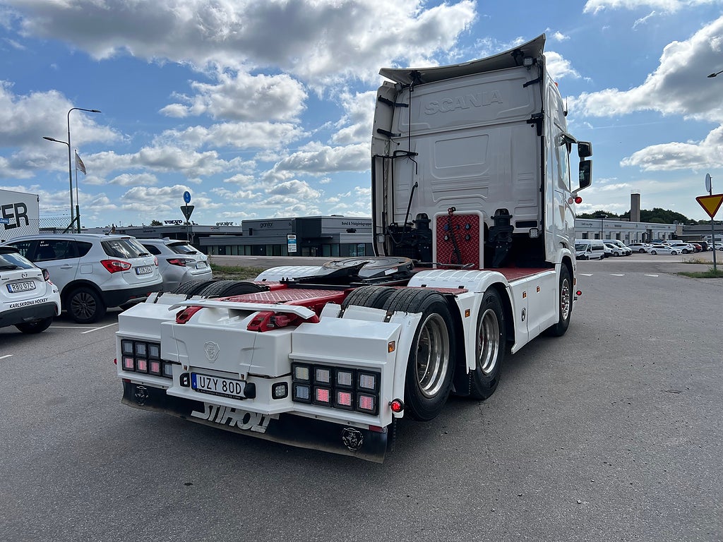Scania R500 6x2 Dragbil Retarder, Klädd hytt, Full Boggie