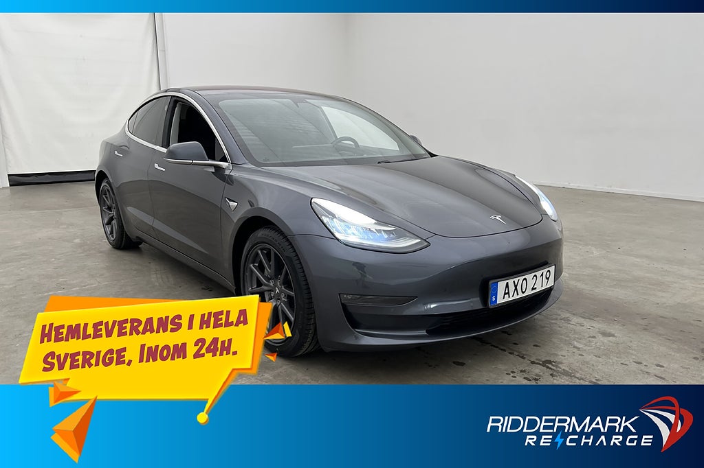 Tesla Model 3 Long Range AWD Autopilot Svensksåld