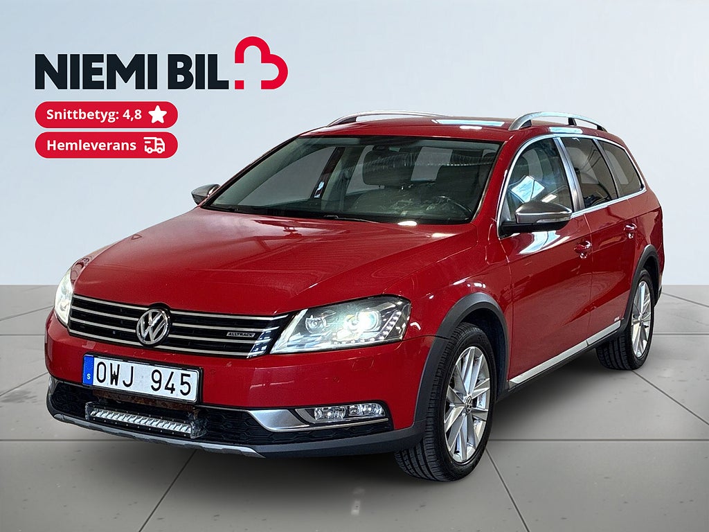 Volkswagen Passat Alltrack 2.0 TDI 4M Drag Värmare Kamera Skinn Farthållare S&V