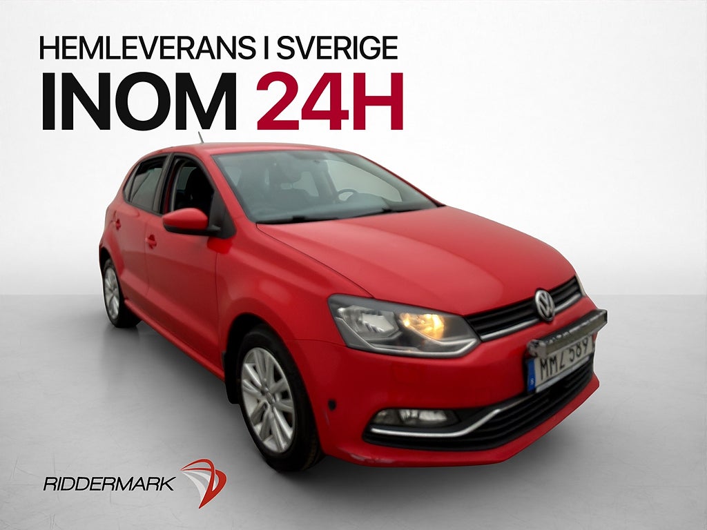 Volkswagen Polo TSI 90hk Masters M/K Kamera Drag