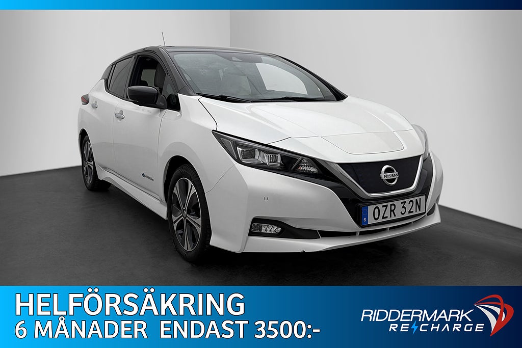 Nissan Leaf 150hk 40 kWh Tekna 360° Bose Navi Rattvärme