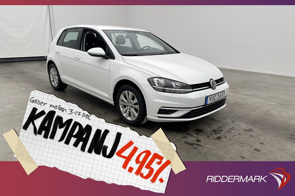 Volkswagen Golf 1.0 TSI 115hk Style CarPlay  4,95% Ränta