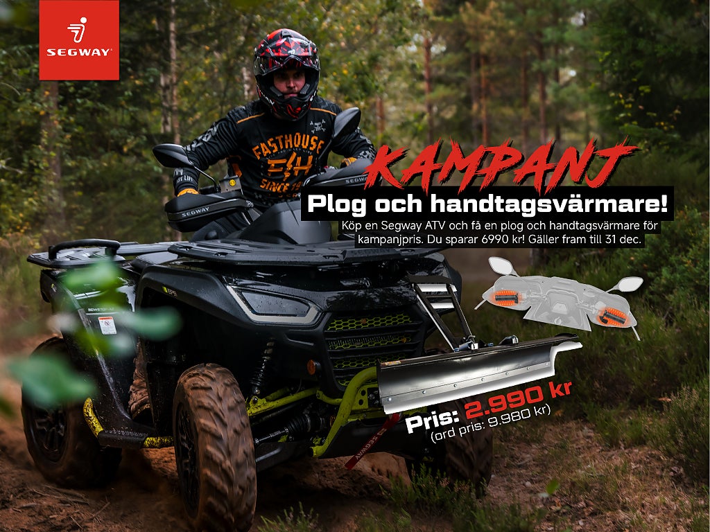 Segway AT6 Premium Plogkampanj - Finansiering från 1 809 kr