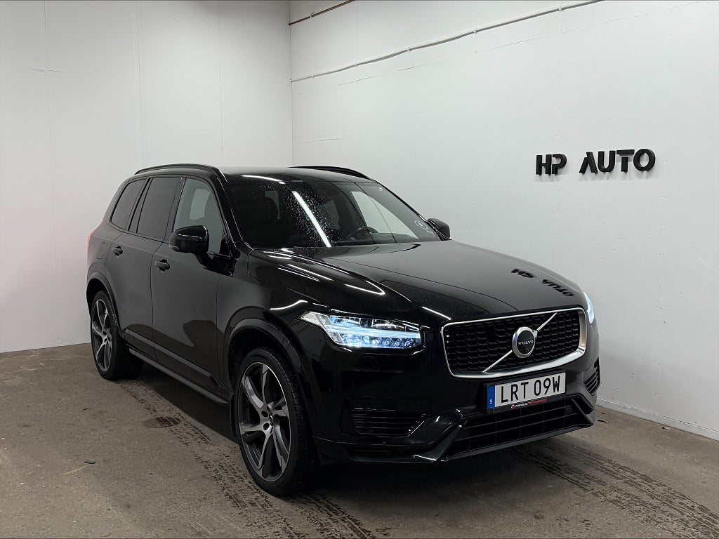 Volvo XC90 T8 Recharge AWD R-Design B&W 7-sits Drag Värmare