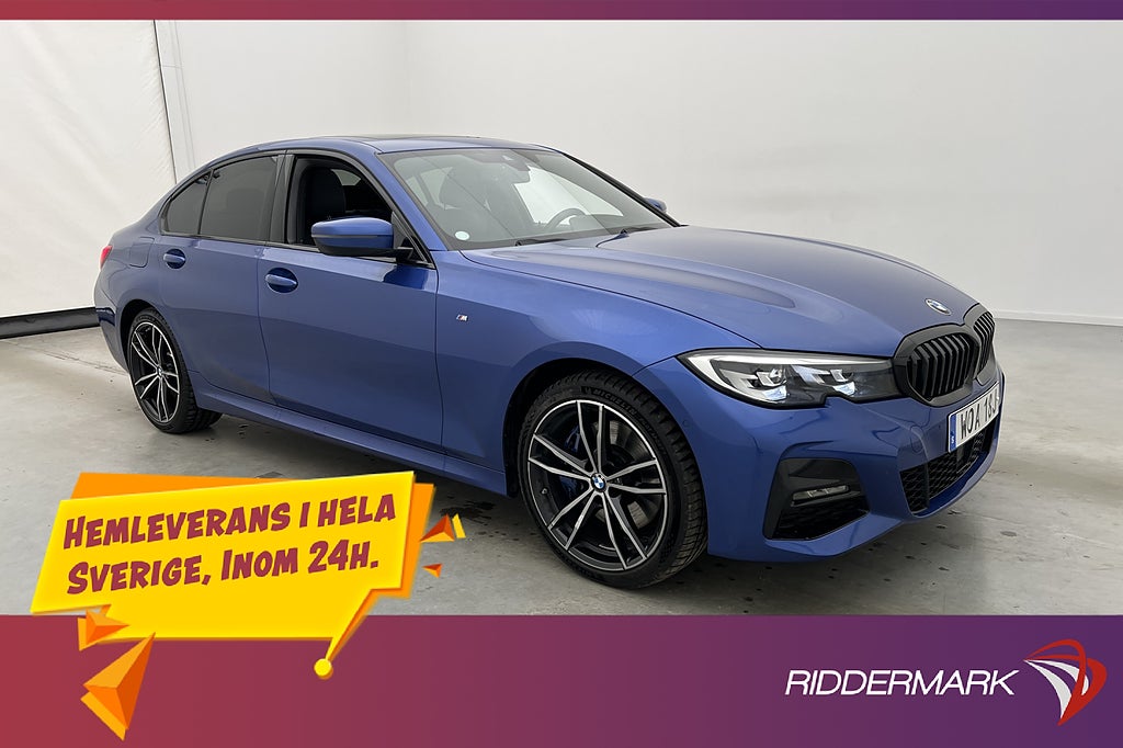 BMW 330e 292hk M-Sport T-Lucka H/K HUD Kamera CarPlay