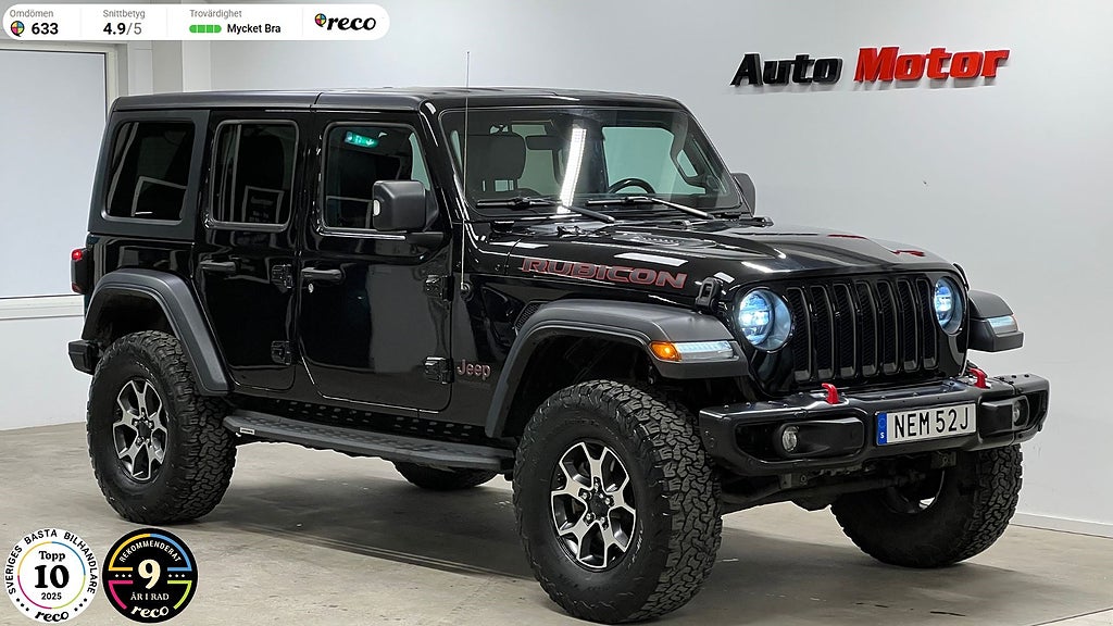 Jeep Wrangler Rubicon Unlimited 2.2 CRD 4WD 200hk Drag