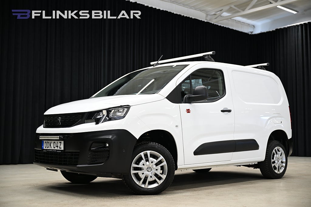 Peugeot Partner 4x4 130HK Dangel|Inredd|Dubbelgolv|Drag|Värmare|SeUtr!