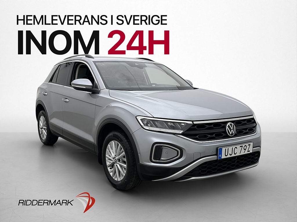 Volkswagen T-Roc TSI 110hk Cockpit Kamera CarPlay Rattvärme