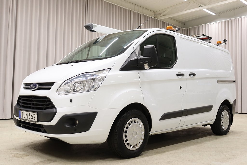 Ford Transit Custom 125HK Servicebil Inredning X2-Sidodörr