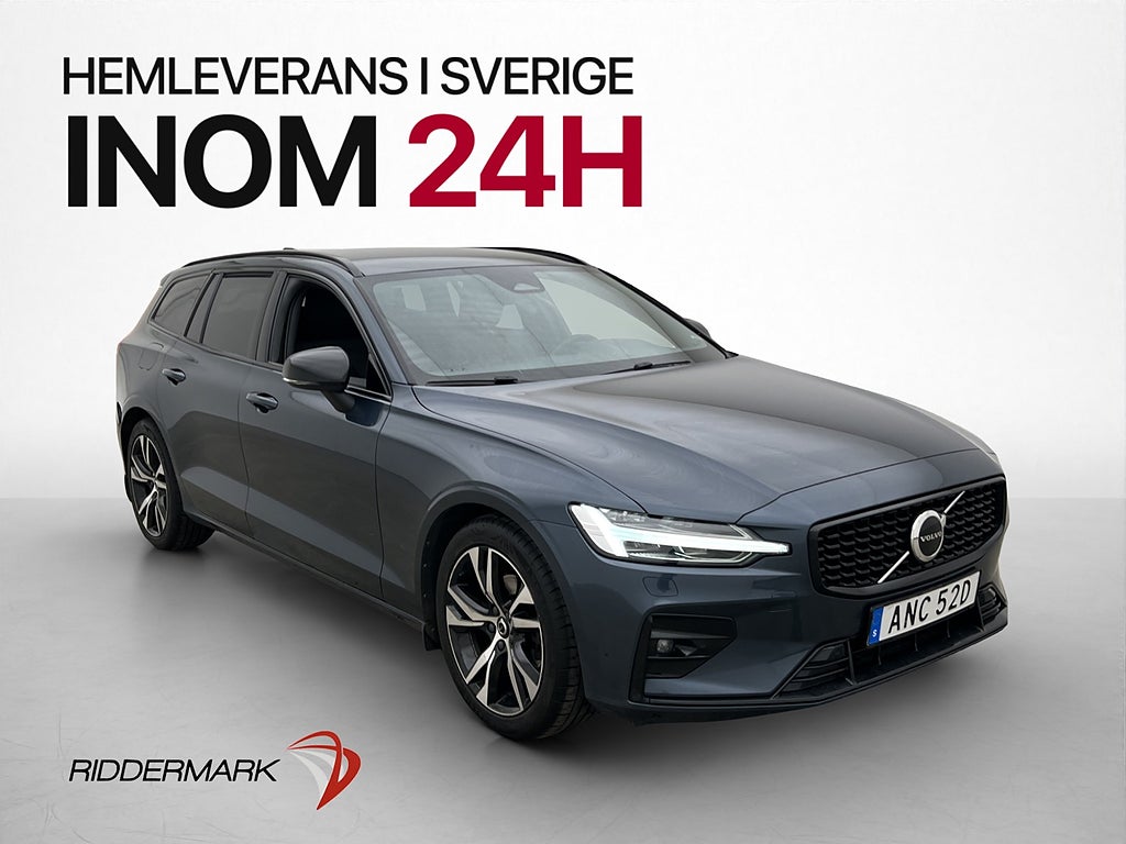 Volvo V60 B4 197hk Plus Dark Drag D-Värmare Nav Kamera Läder