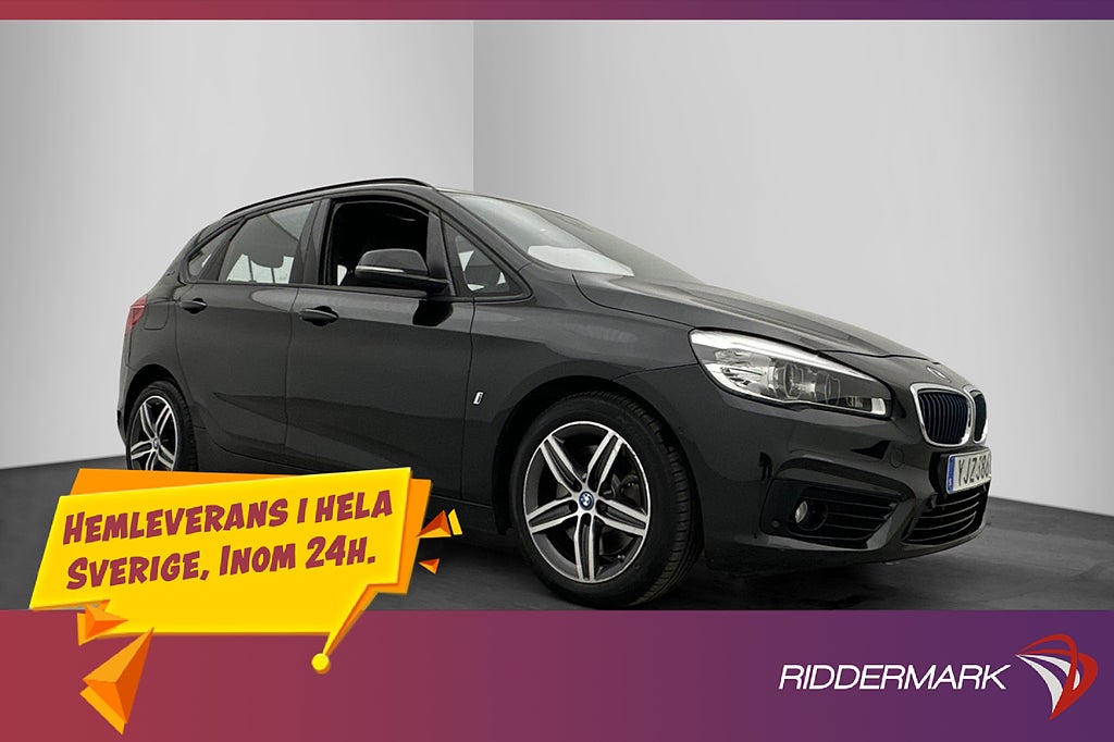 BMW 225xe Sport line HiFi HUD Skinn Elstolar Adaptiv-Fart