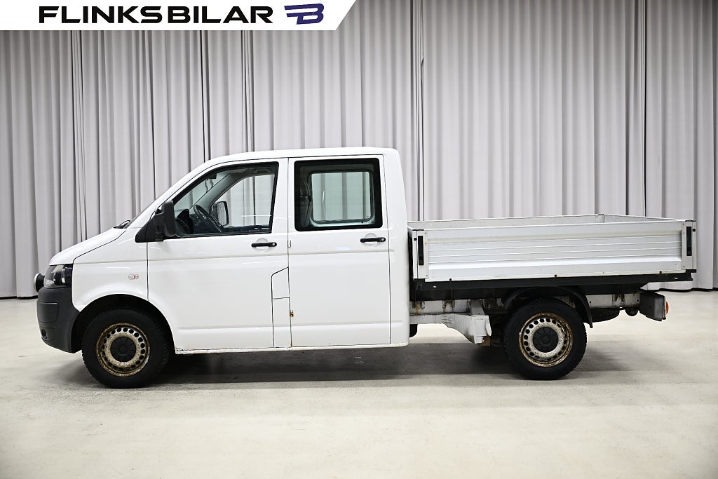 Volkswagen Transporter TDI 140HK Dubbelhytt|Flak|Drag|Värmare|Moms