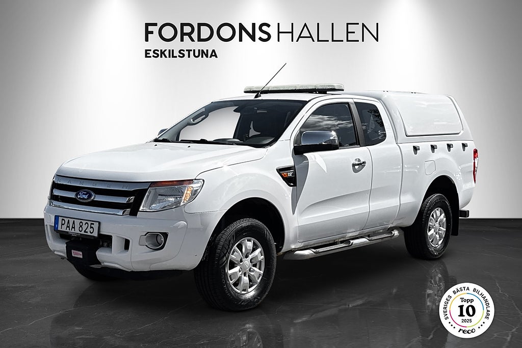 Ford ranger SuperCab 2.2 TDCi 4x4 XLT /Kåpa/Nyservad/SoV-Hjul/Drag