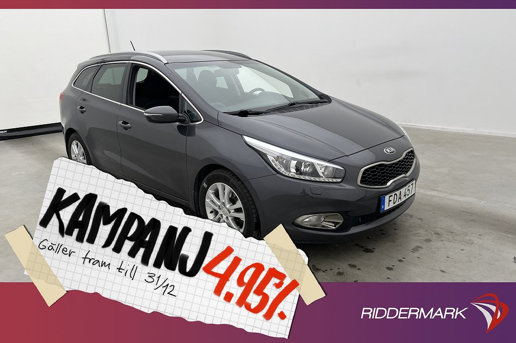 Kia Cee´d CRDi 128hk Comfort Rattvärme Värm Drag 4,95% Ränta